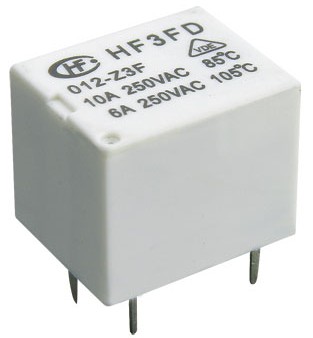 宏发继电器HF3FD-012-Z3F  10A250VAC 85度 5脚一组转换